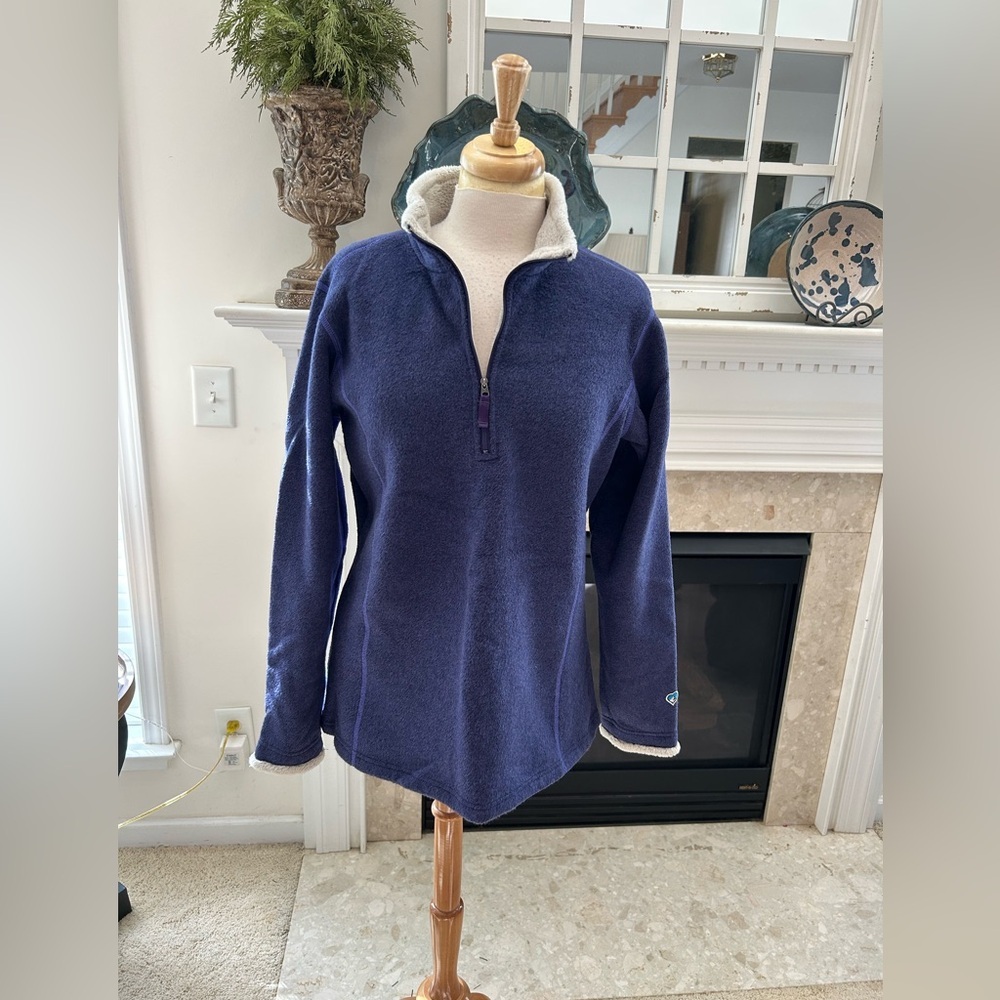 KUHL Cozy Purple Quarter-Zip Fleece Pullover